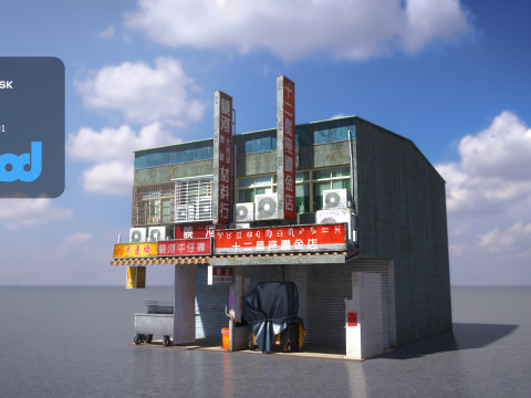 RaoheBuilding 01 3Dモデル
