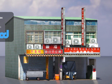 RaoheBuilding 01 3D Model