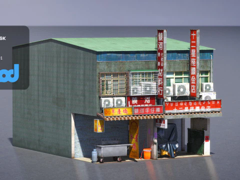 RaoheBuilding 01 3D Model