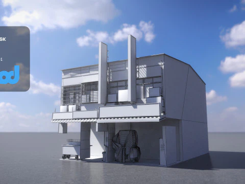 RaoheBuilding 01 3D Model