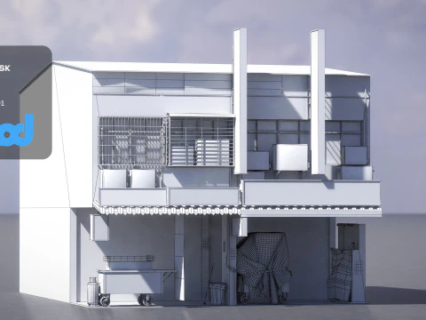 RaoheBuilding 01 3D Model