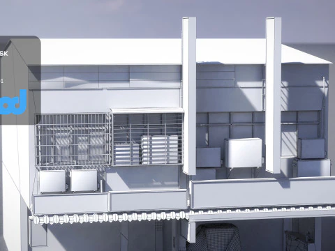RaoheBuilding 01 3D Model
