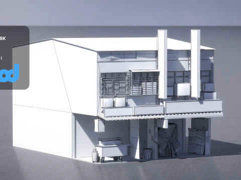 RaoheBuilding 01 3D Model