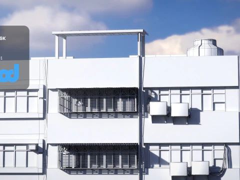 RaoheBuilding 02 3D Model