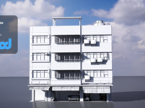 RaoheBuilding 02 3Dモデル
