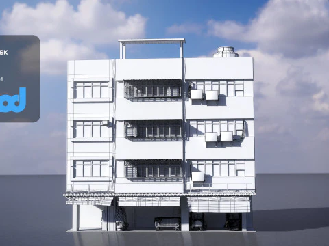 RaoheBuilding 02 3D Model