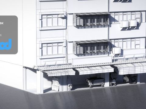 RaoheBuilding 02 3Dモデル