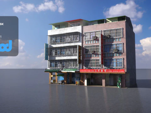 RaoheBuilding 03 3D Model