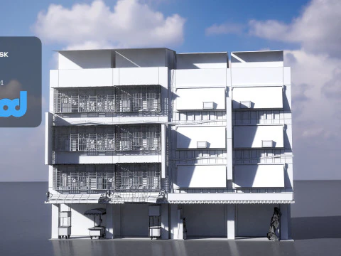 RaoheBuilding 03 3D Model