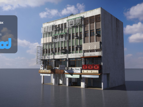 RaoheBuilding 04 3Dモデル