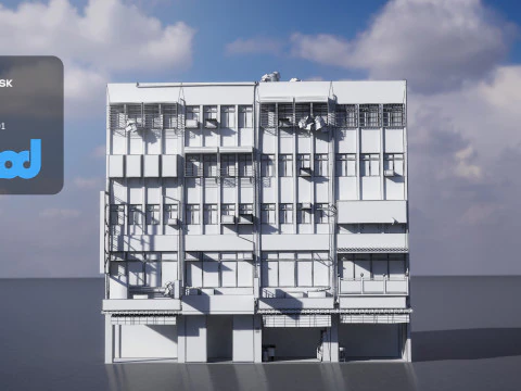 RaoheBuilding 04 3D Model