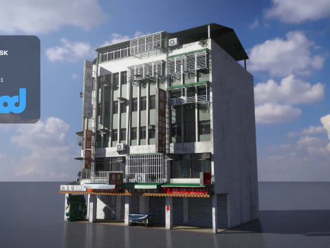 RaoheBuilding 05 3D Model