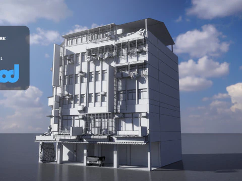 RaoheBuilding 05 3D Model