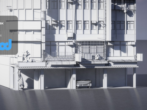 RaoheBuilding 05 3Dモデル