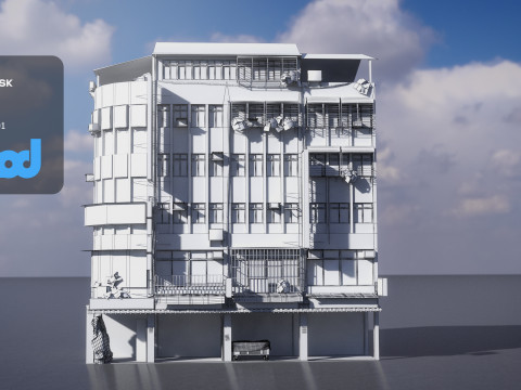 RaoheBuilding 05 3Dモデル