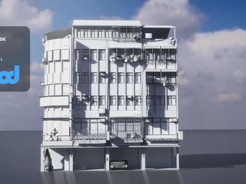 RaoheBuilding 05 3D Model