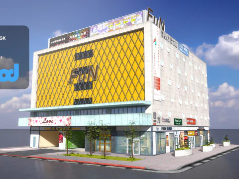 ТВ Мотель 3D Модель