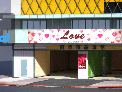 TW Motel 3D Model