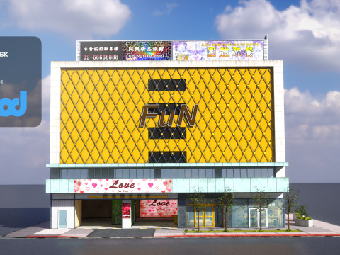 TW Motel 3D Model