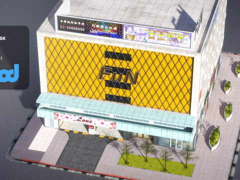 TW Motel 3D Model