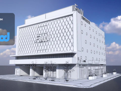 TW Motel 3D Model