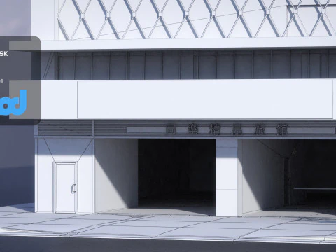 TW Motel 3D Model