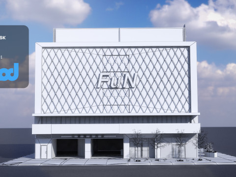 TW Motel 3D Model