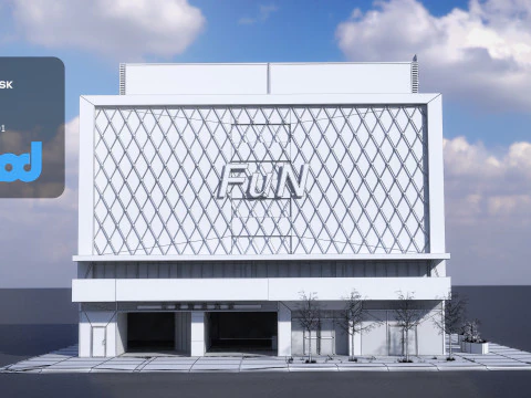TW Motel 3D Model