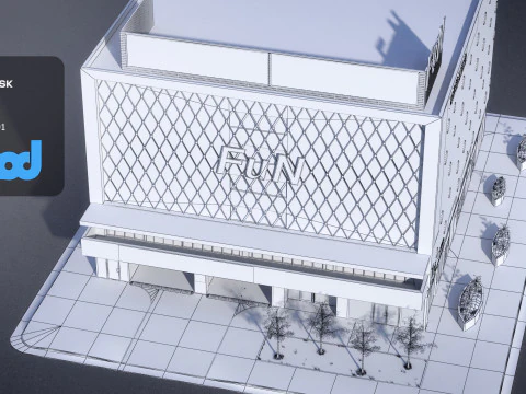 TW Motel 3D Model
