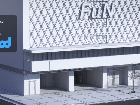 TW Motel 3D Model