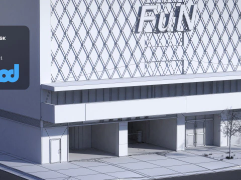 TW Motel 3D Model