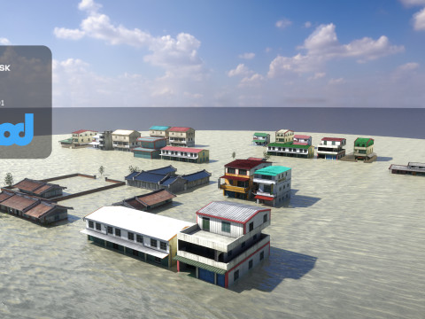 Jiadong Flooding Modelo 3D
