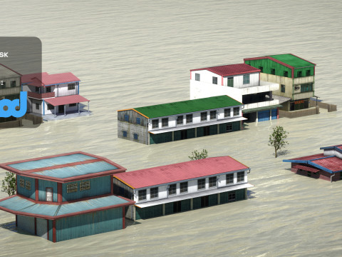 Jiadong Flooding Modelo 3D