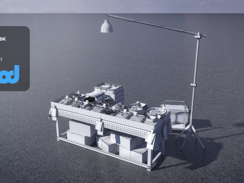 Raohe Candy Vendors 3D Model
