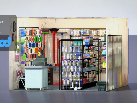 Raohe Grocery Store 3D Model