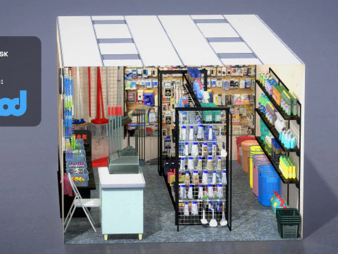 Raohe Grocery Store 3D Model