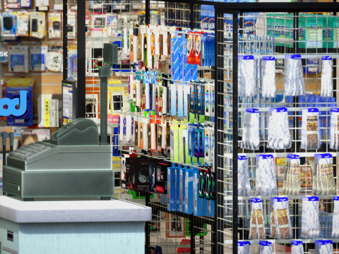 Raohe Grocery Store 3D Модель