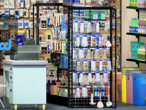 Raohe Grocery Store 3D Модель