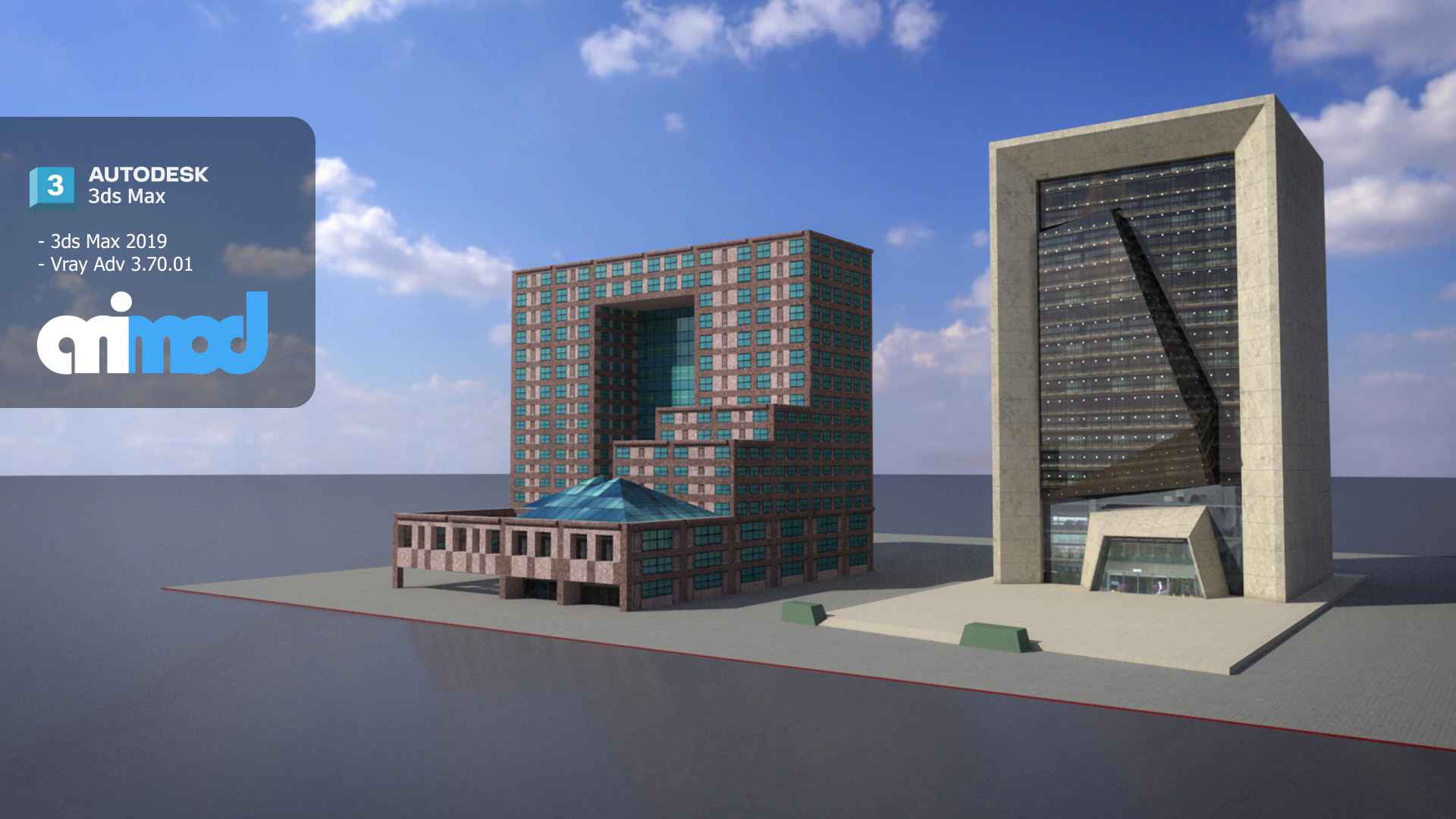 TW Xinyi Building 3D Model .c4d .max .obj .3ds .fbx .stl .blend