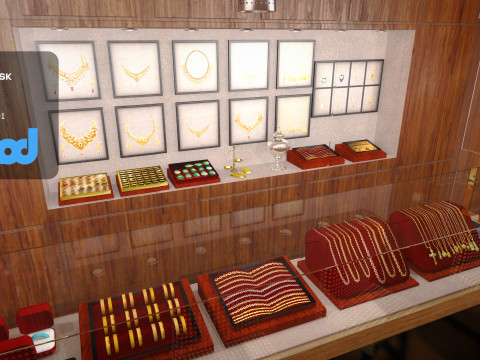 Raohe Jewelery Store 3D Model