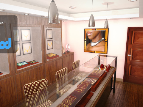 Raohe Jewelery Store 3D Model