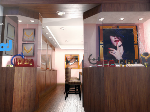Raohe Jewelery Store 3D Model