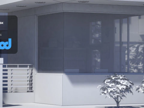 Станция охраны 3D Модель