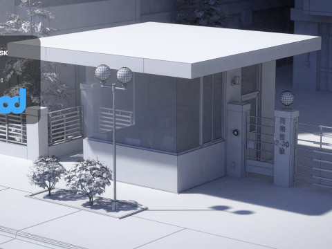 Guard Station Modèle 3D
