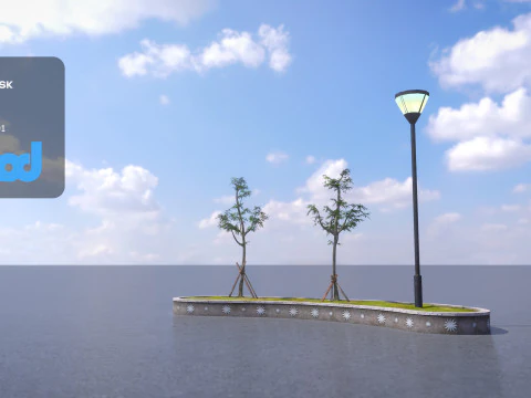 Parterre 01 Modèle 3D