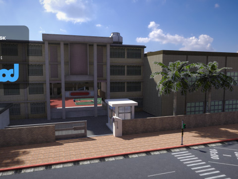 Tw School 3D Model