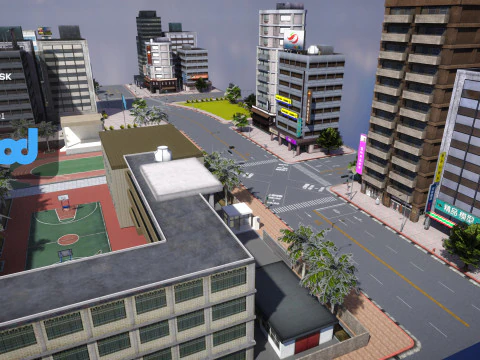 Tw School 3D Model