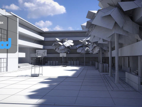 Tw School 3D Model