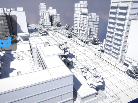 Tw School 3D Model