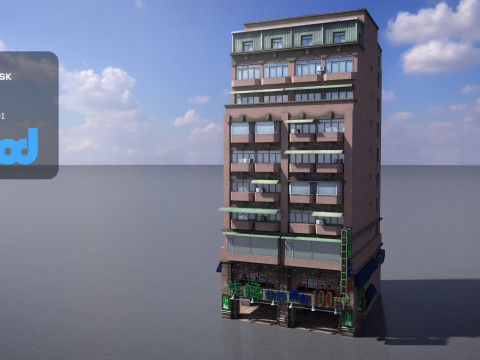 Tw Seafood Restaurant 3D 모델